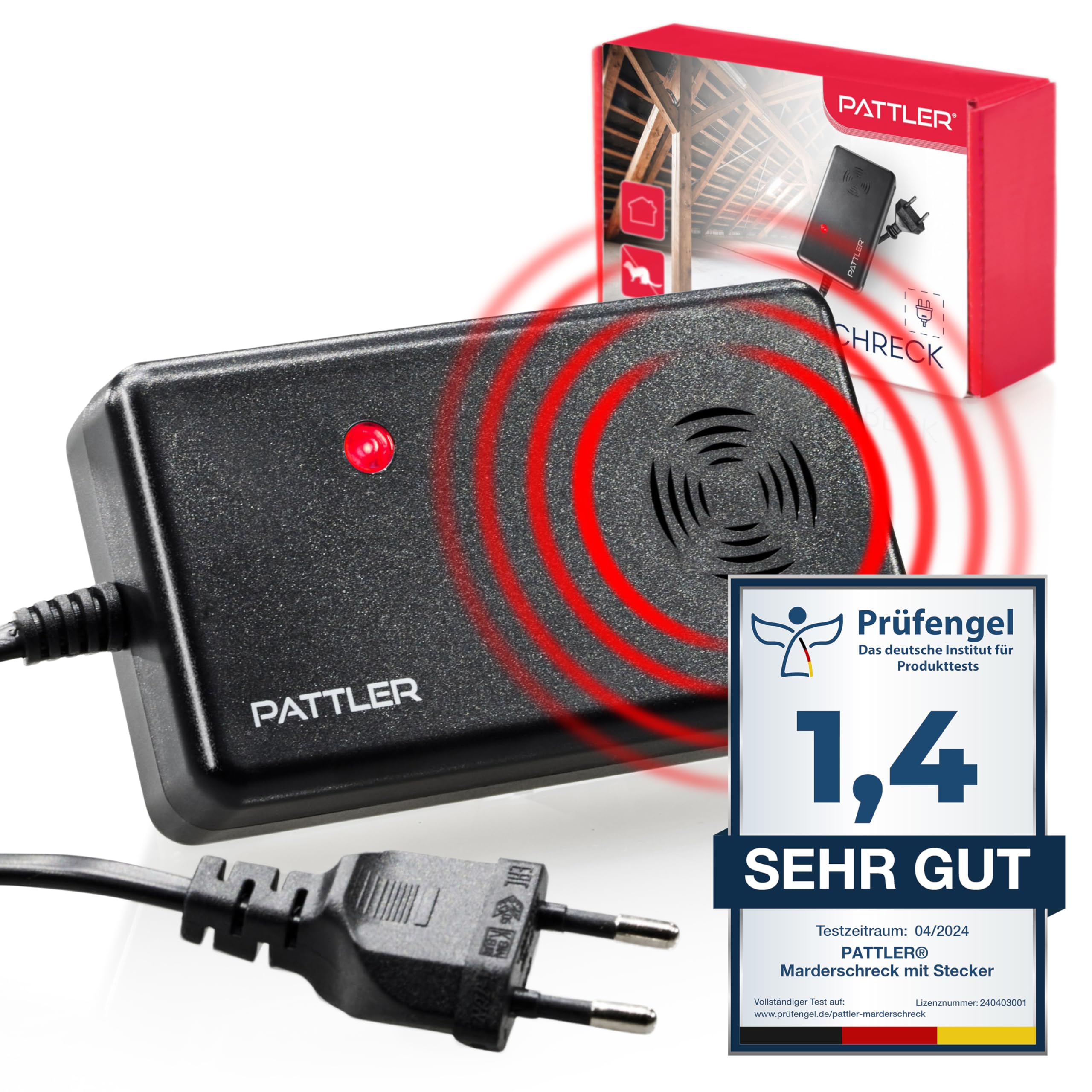Antimartora A Ultrasuoni Per Auto | 2 Pezzi | 12V | Installazione 5 Min | Senza Veleni | Produttore Tedesco