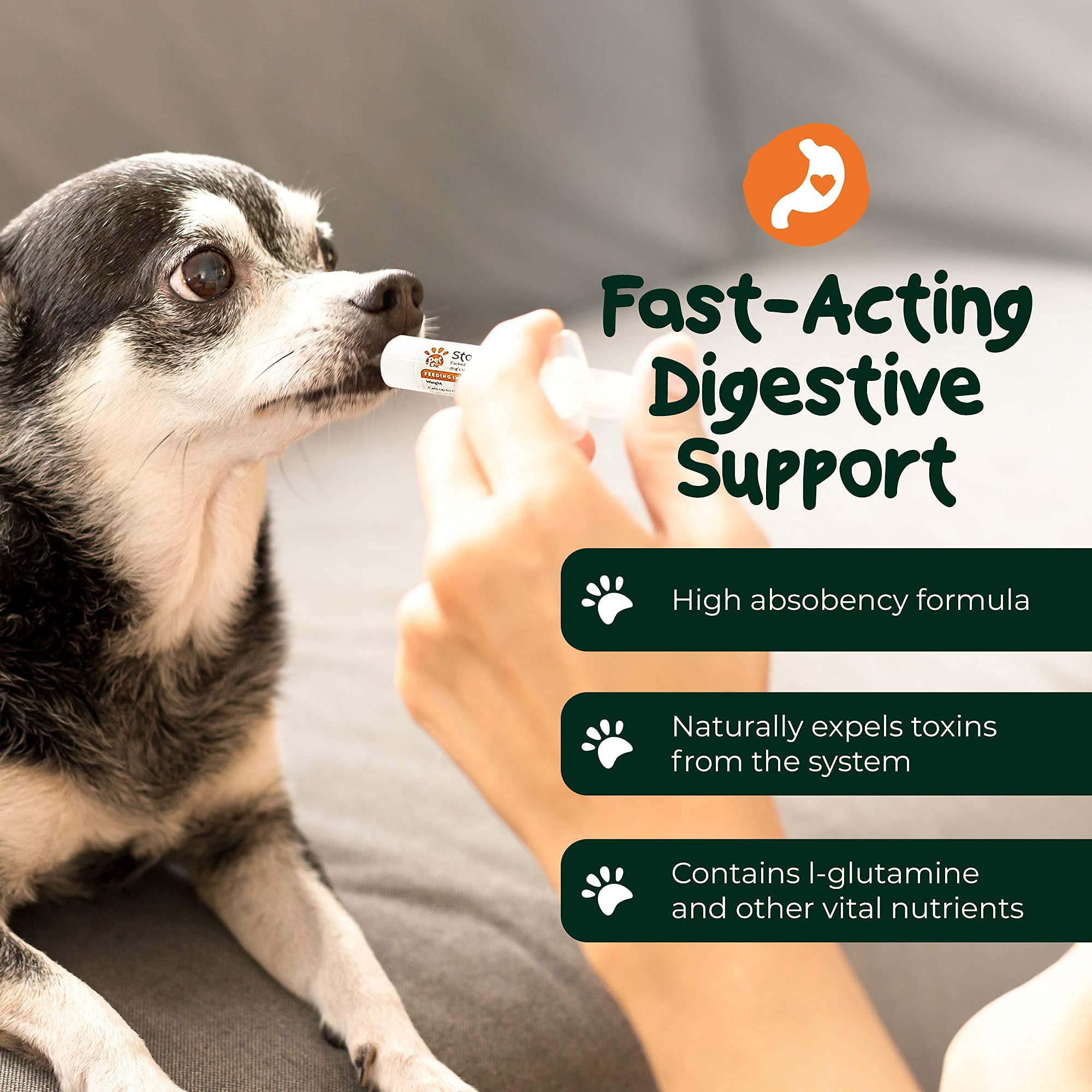 PetExx Stomach Settler, Fastacting Probiotic paste Diarrhoea & Upset Stomach Relief for cats