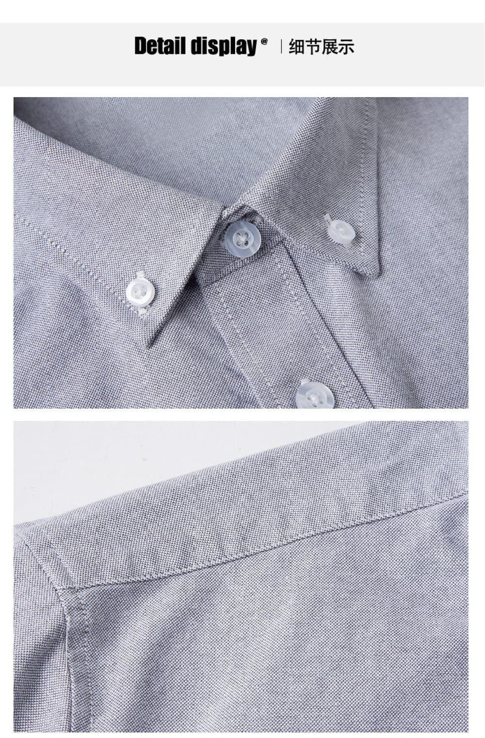 HGJH Hemdjacke Herren, Herren-Langarmhemd Thermo Große Größe Einfarbiges Weißes Freizeithemd Button-Down-Baumwollholzfäller-Bequemes Hemd Lässiges Arbeitshemd Für Männer Und Jungen