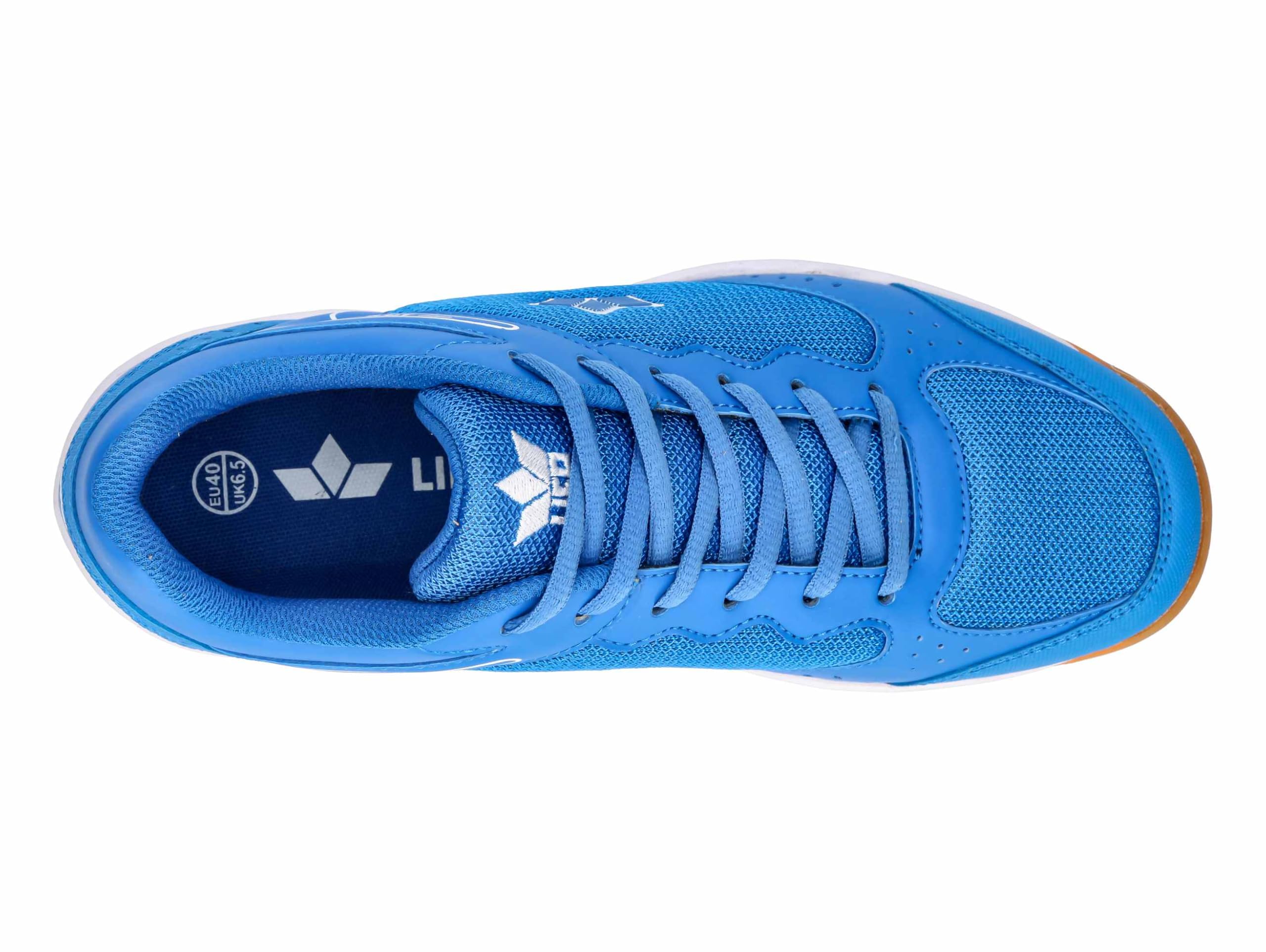 Lico Unisex Speed Indoor halowe buty sportowe, niebieskie/białe, rozmiar 42, niebieski biały, 42 EU
