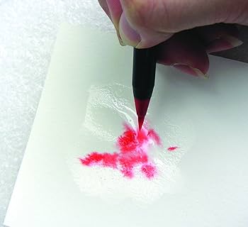 『赤い衿』　　水彩肉筆画 Amazon.co.jp: 水彩毛筆 彩 20色セット : ホビー