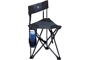 ProActive Sports Quik-E-Seat Portable Golf Stool Seat (Black)