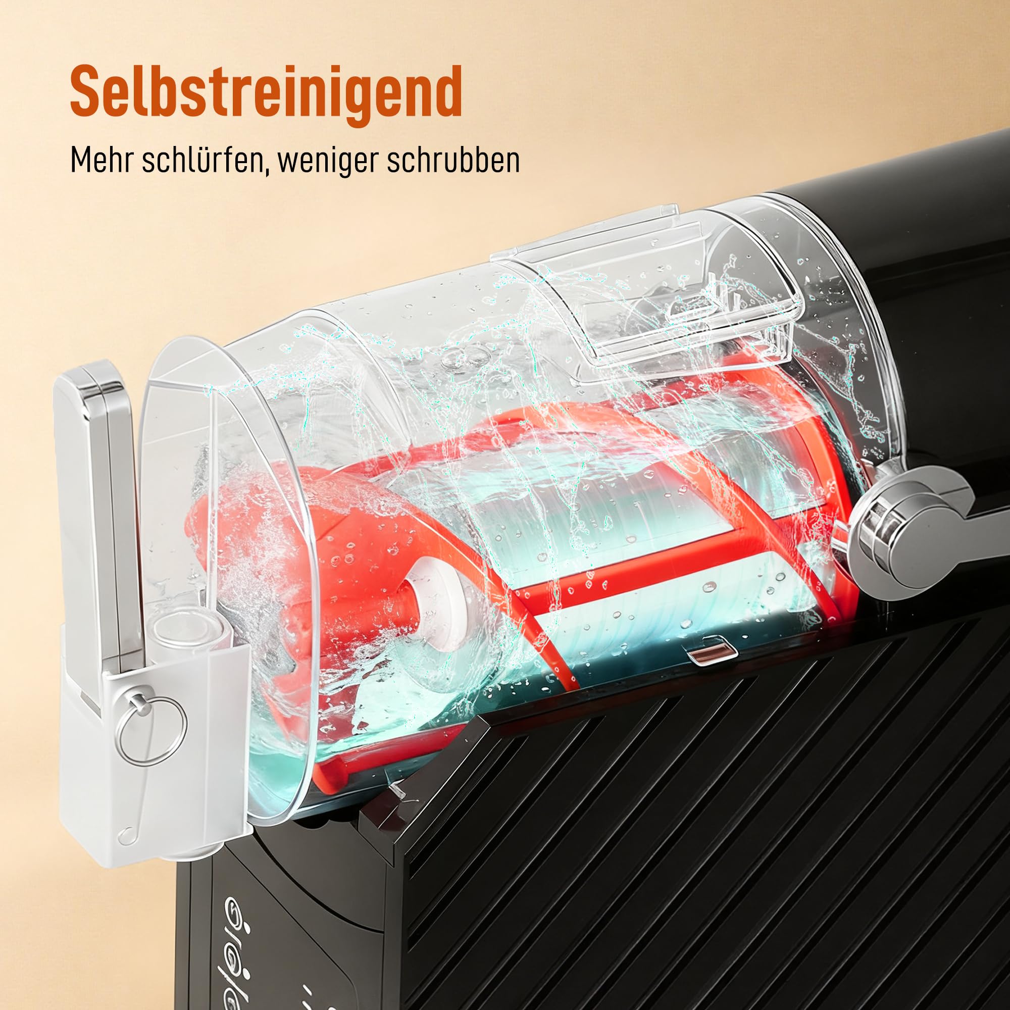 HOMCOM Slush Maschine 1,8 L mit 3 Programmen Selbstreinigung LED-Display Slushy Machine für Zuhause Eis Maker Schwarz