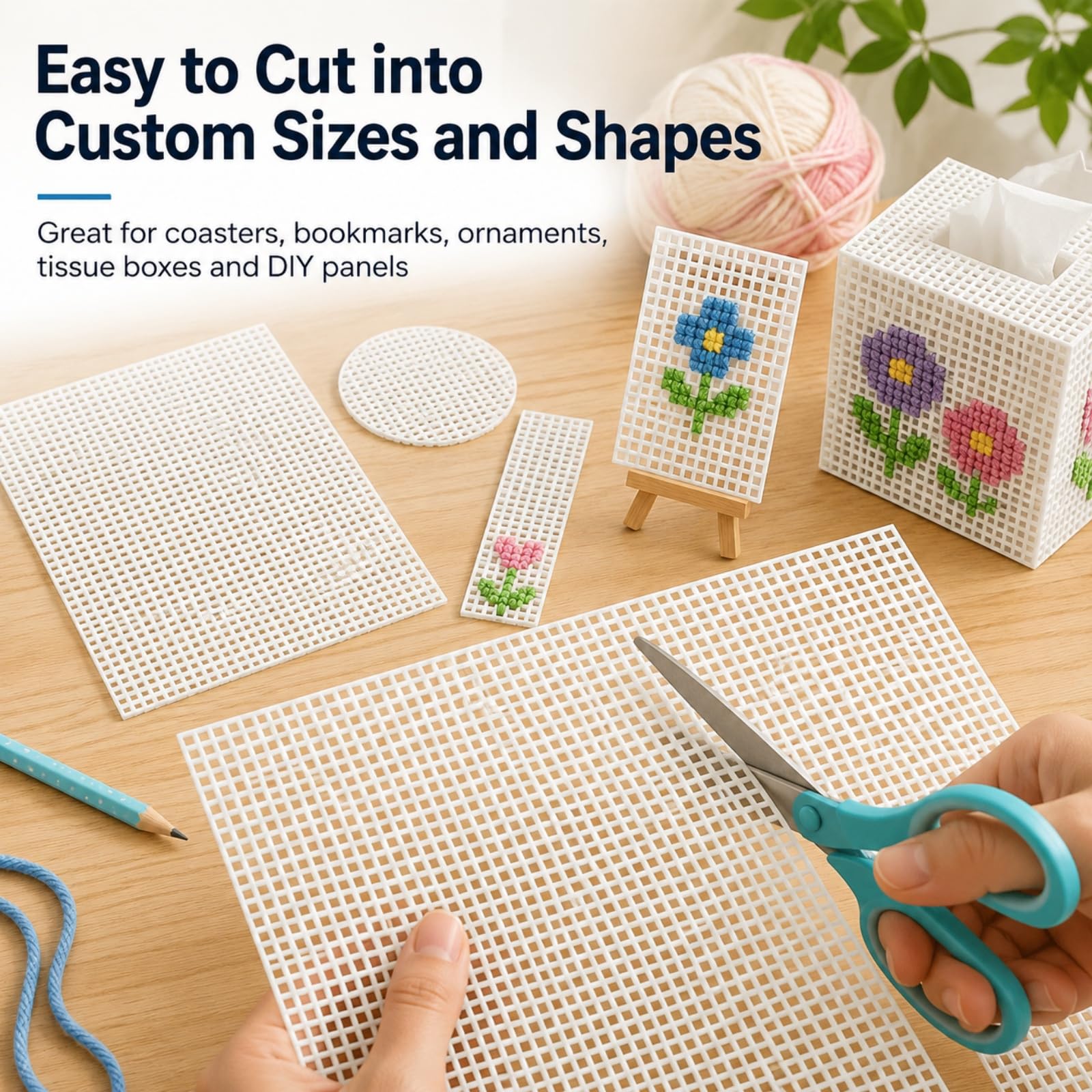 【10枚セット 】刺繍メッシュシート プラスチッククロスステッチ メッシュシート Amazon.co.jp: メッシュプラスチックキャンバスシート10枚 21x 13.1