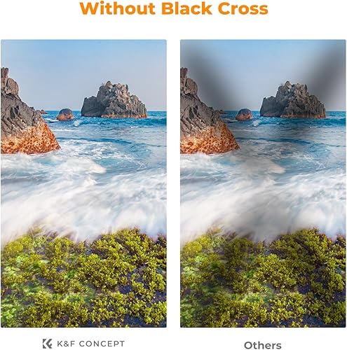 Miniatura 9 de K&F Concept Filtro magnético variable ND ND2-ND32 de 2.283 in (1-5 paradas) + kit de anillo básico de 2.283 in, filtro de densidad neutra ajustable