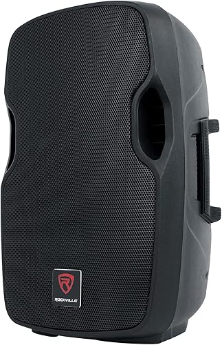 Miniatura 2 de Rockville - Parlante DJ/PA activo profesional BPA12 de 12 pulgadas con Bluetooth, 600 W, color negro