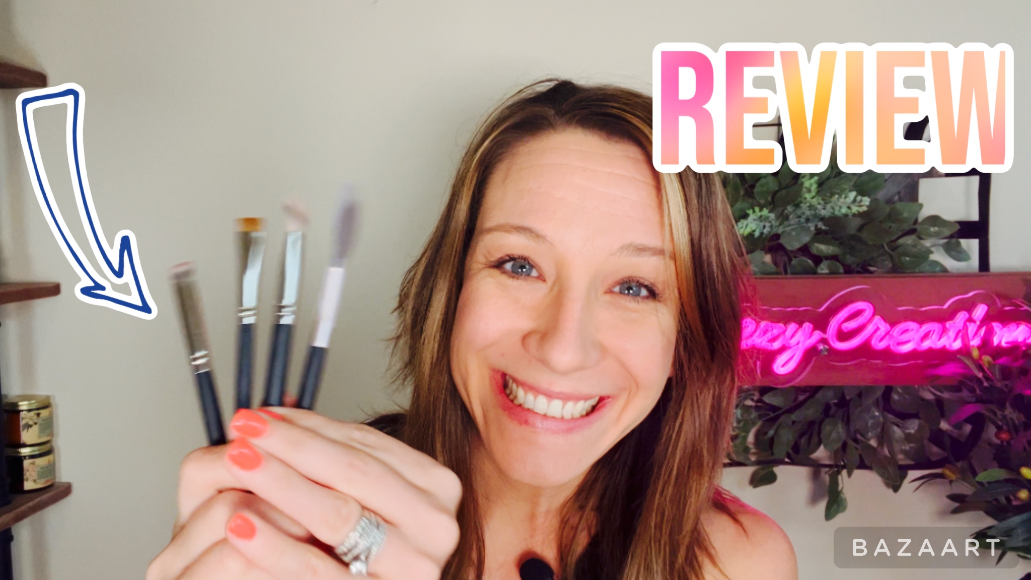 Watch Make up brushes- soft, watch me use them on Amazon Live