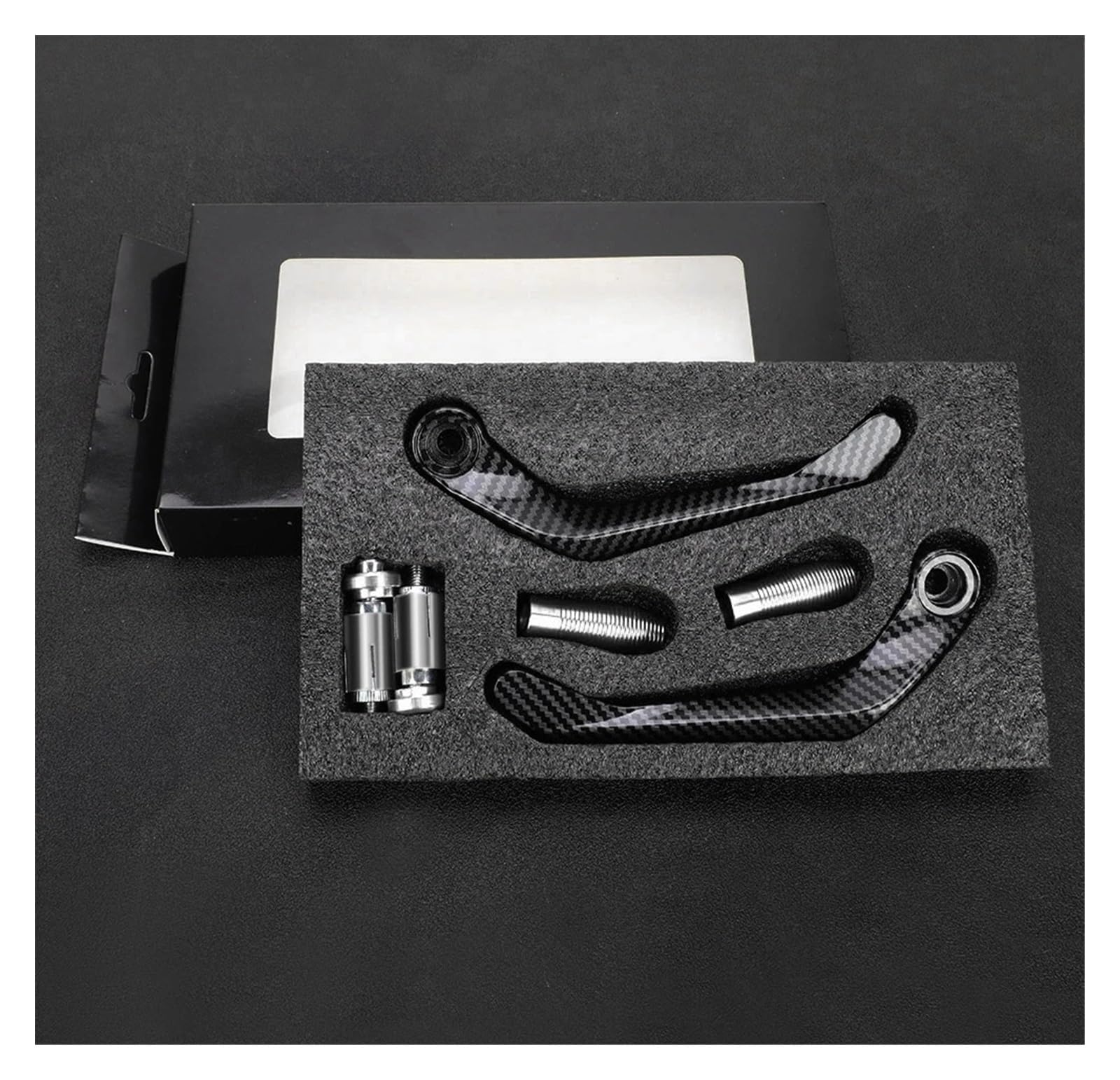 Lbcsrmh Silver Motorcycle Brake Clutch Lever Protector Motorcycle Accessories Levers Guard Brake Clutch Handlebar Protector For Qjmotor Qjsrk600 Srk600 Srk 600 All Years