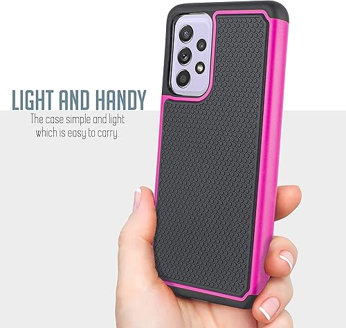 Miniatura 7 de Funda compatible con Samsung Galaxy A32 5G con protector de pantalla de vidrio templado, delgada a prueba de golpes, cubierta protectora de TPU de