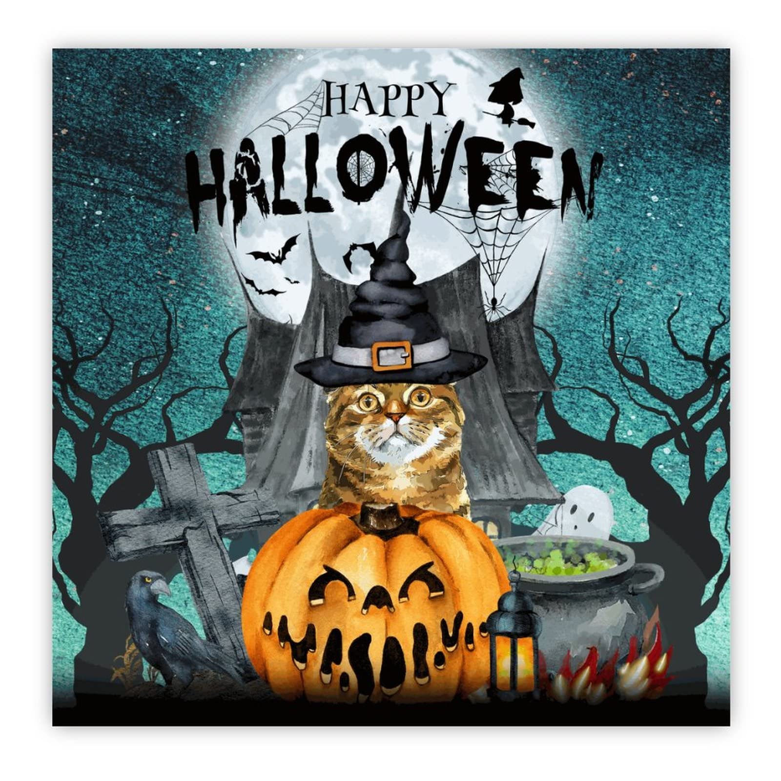 Panneau en bois Halloween pour remplacer les décorations fragiles en plastique