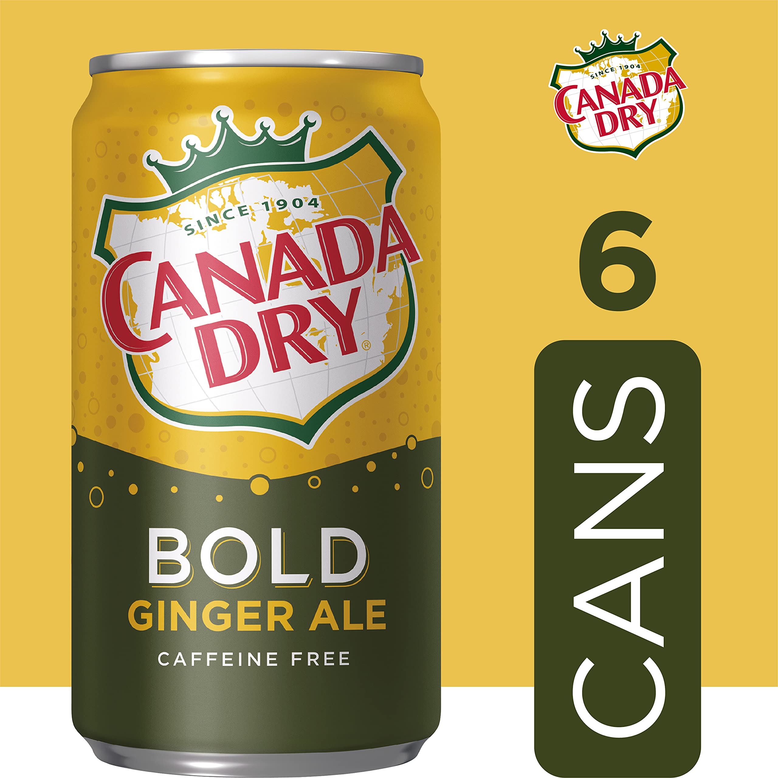 Buy Canada Dry Bold Ginger Ale, 7.5 fl oz mini cans, 6 pack Online at