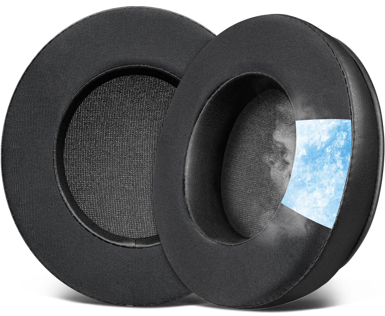 SOULWIT Cooling Gel Earpads Replacement for OneOdio Pro-10/Pro-30/Pro-50/Studio HiFi/Studio Pro-C Y80B/Monitor 60 Headphones, Ear Pads Cushions with High-Density Foam, Ice Silk Fabric - Black-image-35