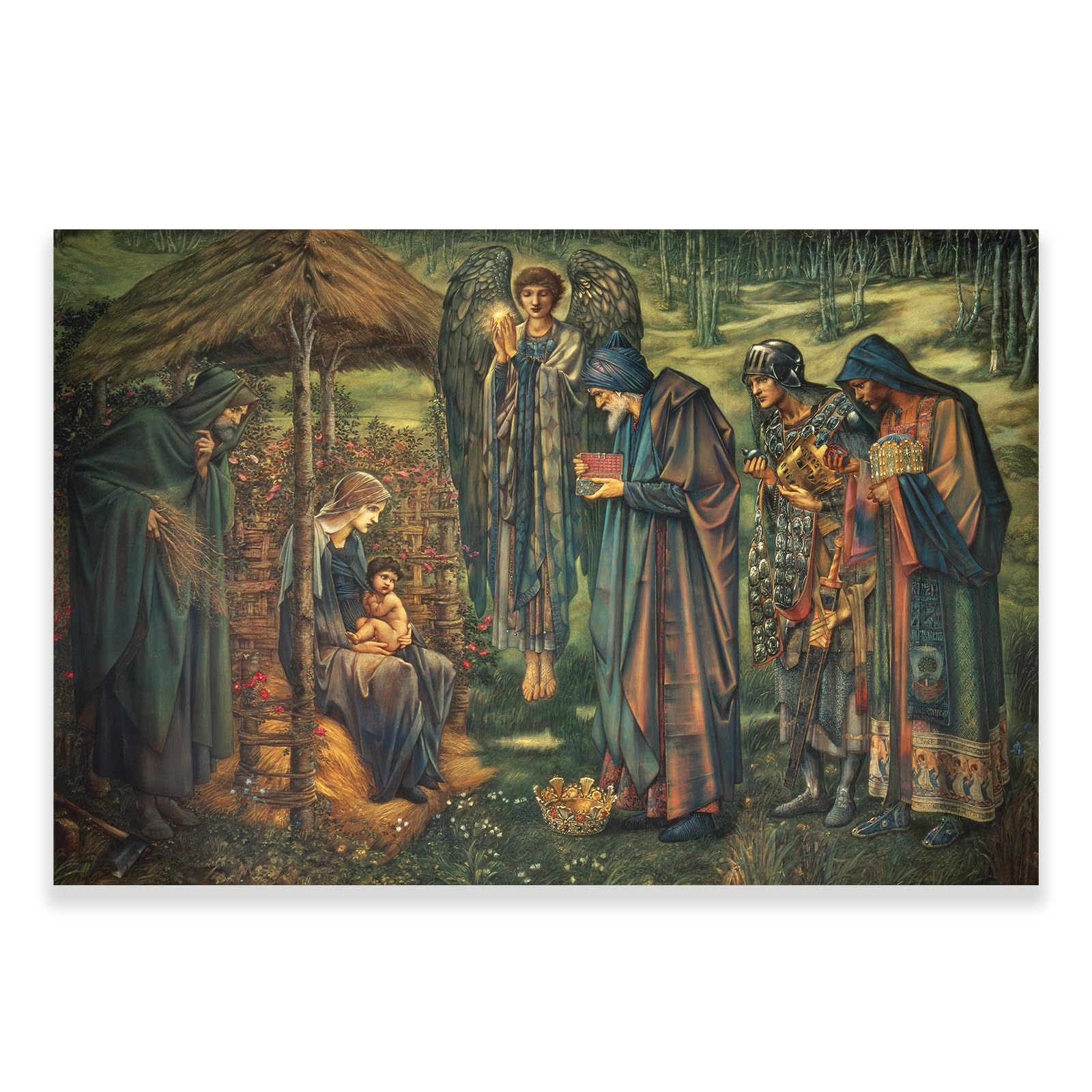Wandbild 'Der Stern Von Bethlehem' Von Edward Burne-Jones – 30 X 45 Cm Kunstdruck