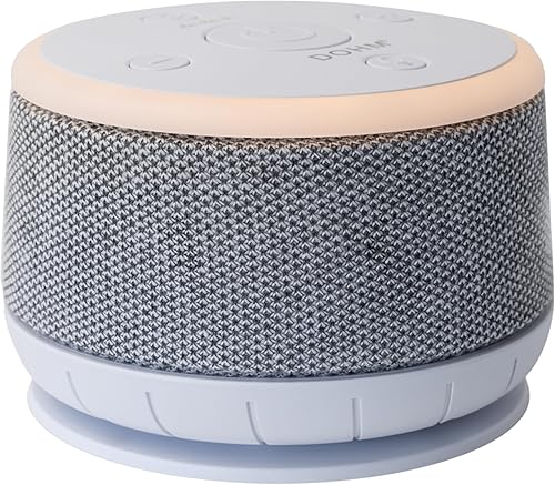 Yogasleep Máquina de sonido de ruido blanco Dohm Nova, mejor sueño para bebés y adultos. Incluye luz nocturna, 10 velocidades de ventilador y ruido