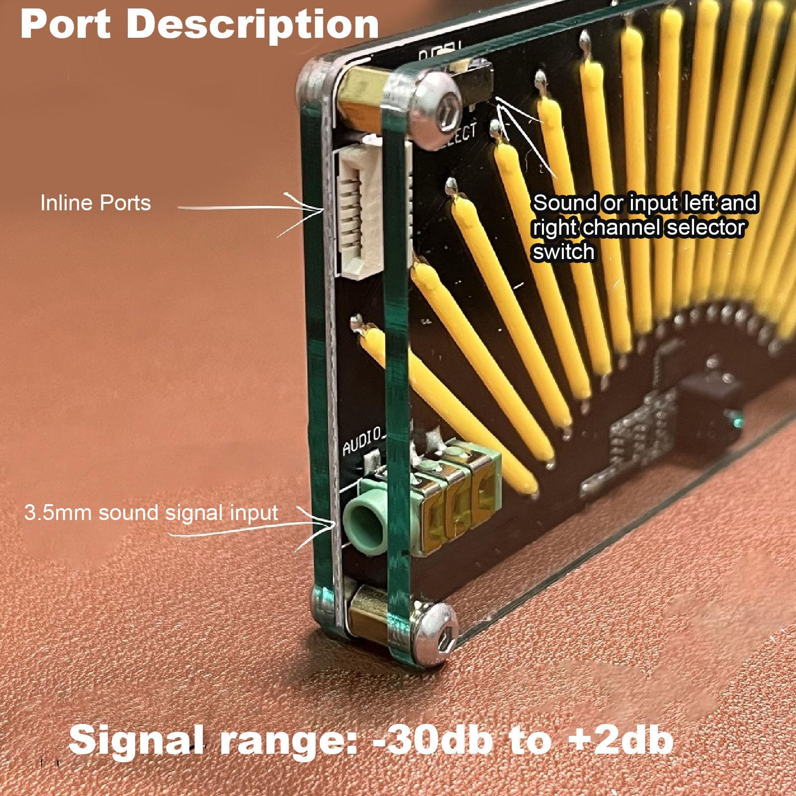 GOWENIC 2 Piezas Kit Visualizador de Música Barra LED Reactiva a la Voz