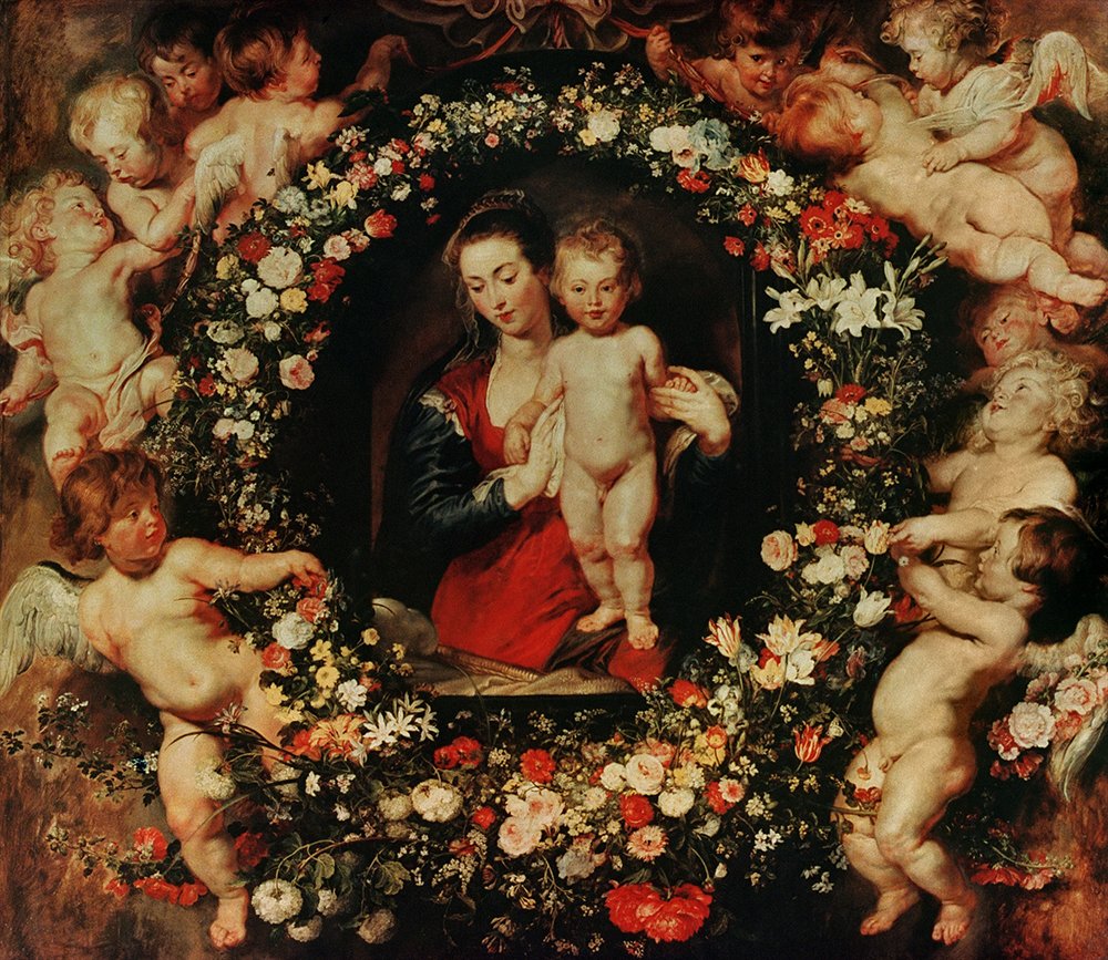 Lámina mate de Rubens De Oude Madonna: arte sin reflejos para decorar paredes