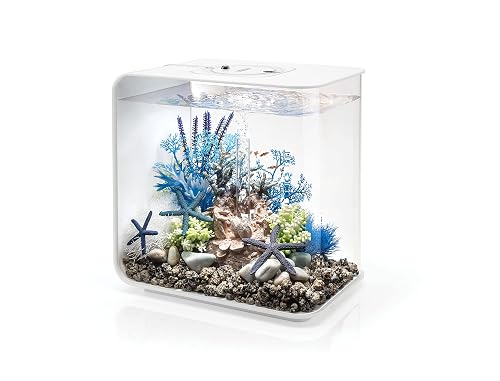 biOrb Flow 15 - Acuario acrílico de 4 galones con Luces LED Multicolor controladas a Distancia, Tanque…