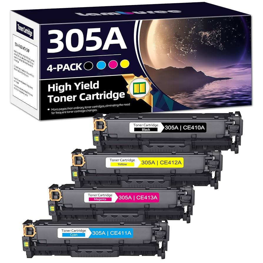HP 305A　２本 Amazon.com: HP 305A Black Toner Cartridge for HP Printers