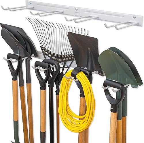 StoreYourBoard BLAT - Organizador de herramientas de jardín para garaje, montaje en pared, organización y almacenamiento de garaje, perchas de pala