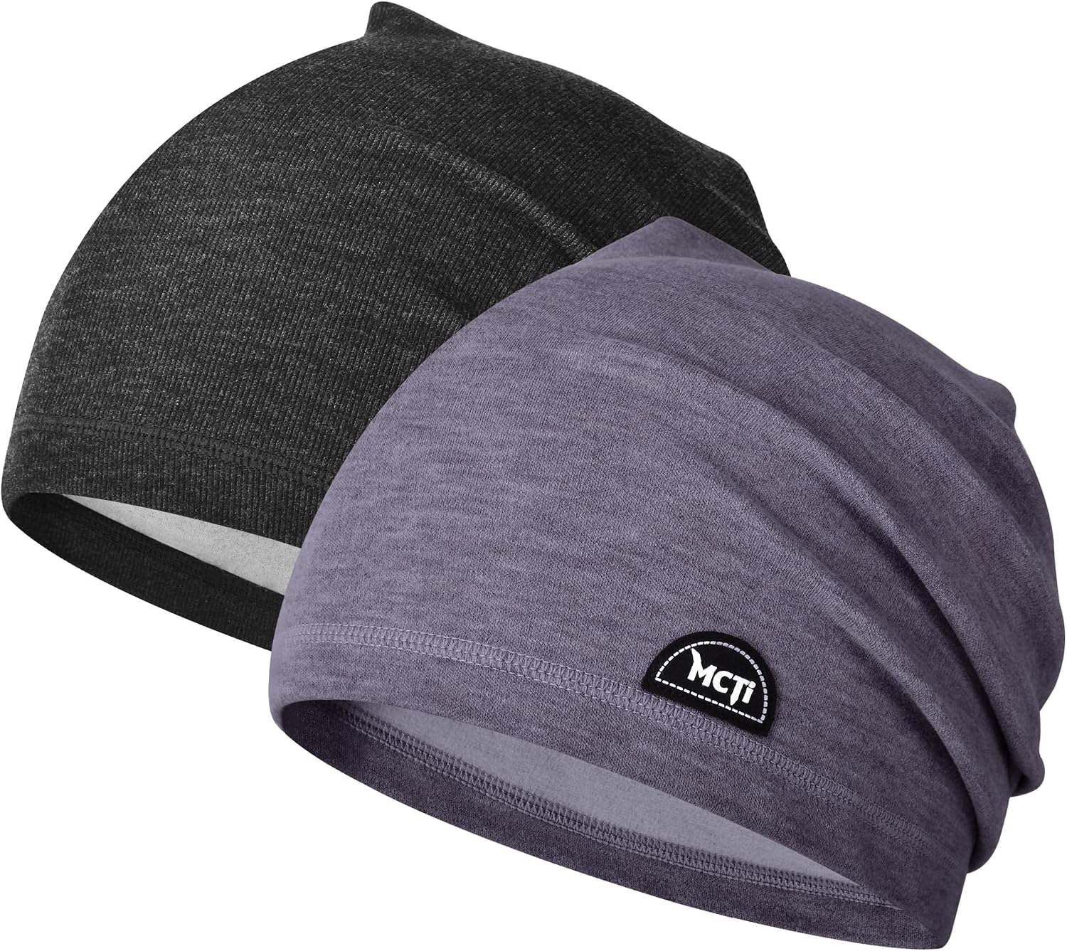 MCTi Slouchy Beanie for Men Women, Winter Warm Stretchy Skull Cap Hat image 4