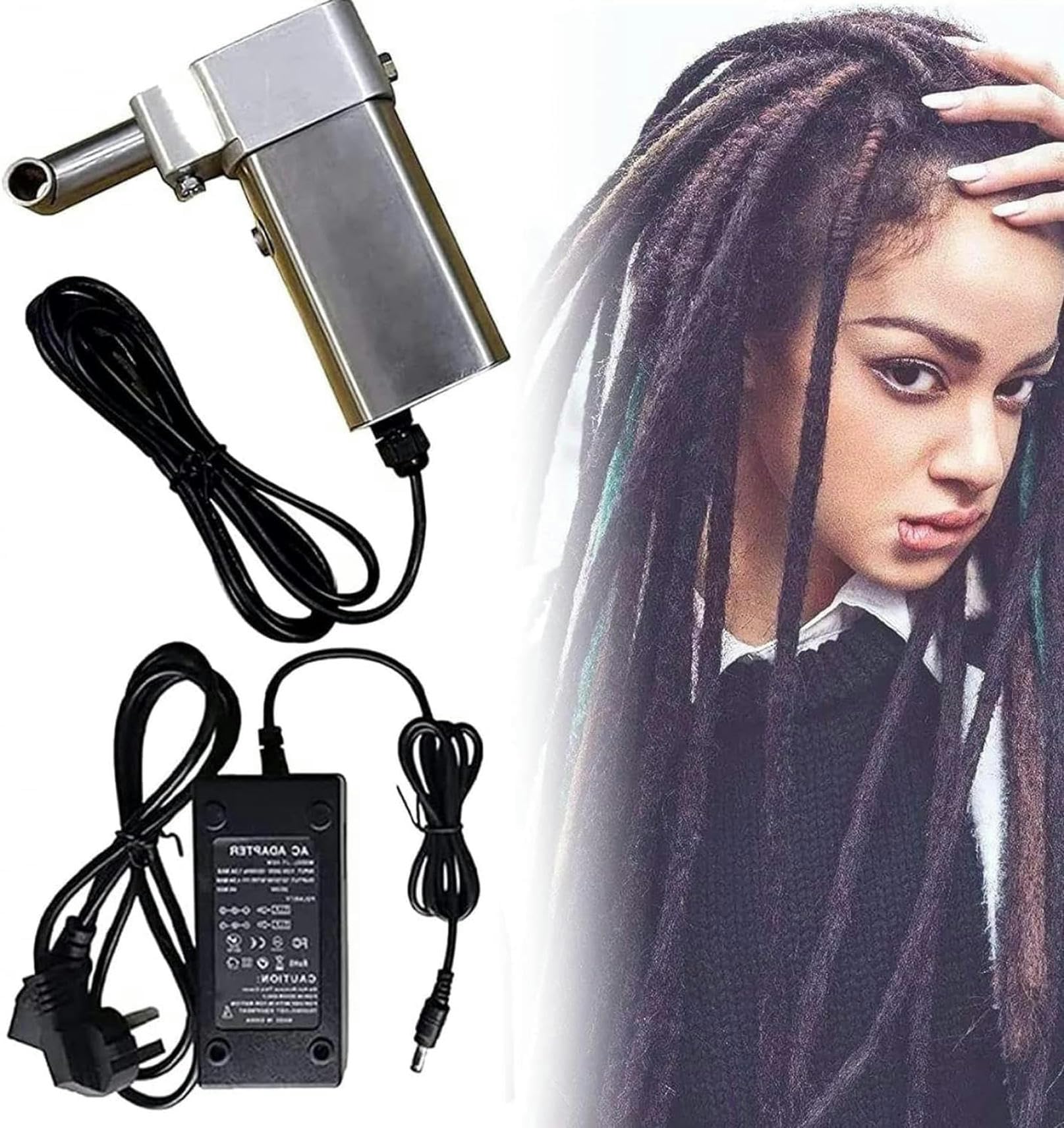 Machine dreadlocks en acier durable pour extensions synthétiques