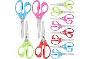 5" Kids Scissors 12 Pack: Empower Little Hands with Precision and Safety