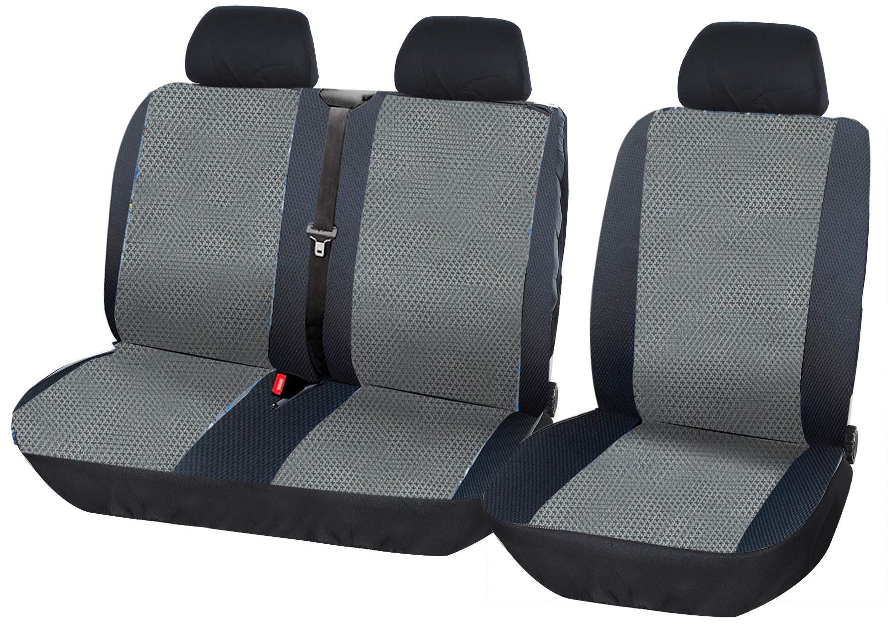 Coprisedili Auto Universali ESituro - Set 2 Posti Anteriori In Poliestere Antisudore Con Fodere - Foto 11