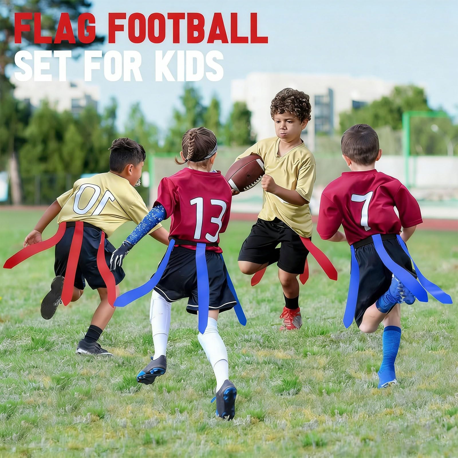 10 bandiere in vita per sport di squadra con 30 pennarelli staccabili e 6 coni cintura regolabile per bambini e adulti a sgancio rapido set di bandiere da calcio