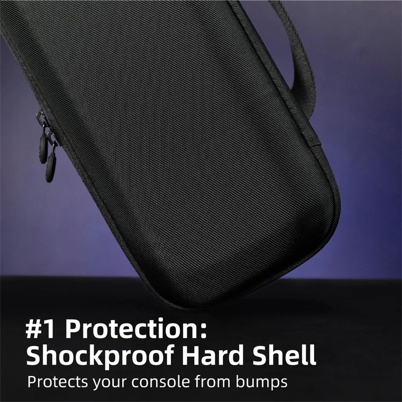 HOOLRZI Bolsa protectora de almacenamiento de viaje para consola de juegos ROG con cubierta resistente al agua y material interior suave