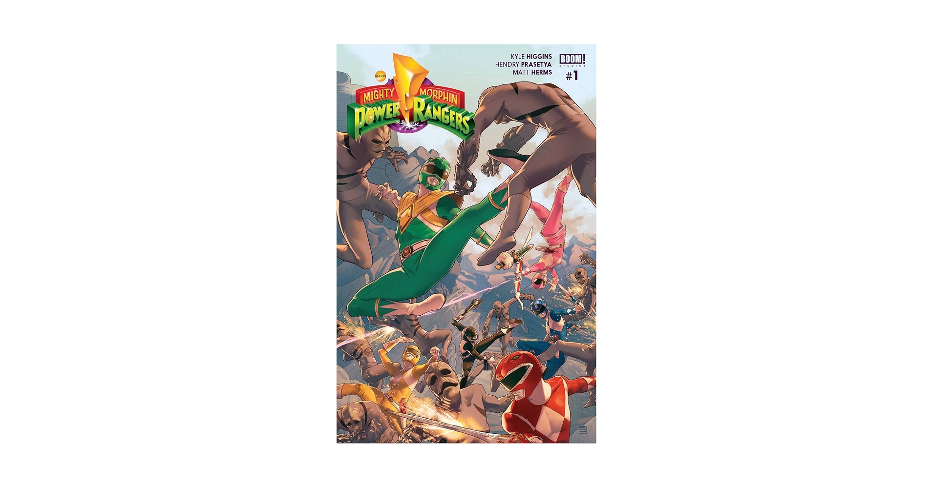 MIGHTY MORPHIN POWER RANGERS #1 ((Regular Cover)) - Boom Studios MIGHTY MORPHIN POWER RANGERS #1 ((Regular Cover)) - Boom Studios