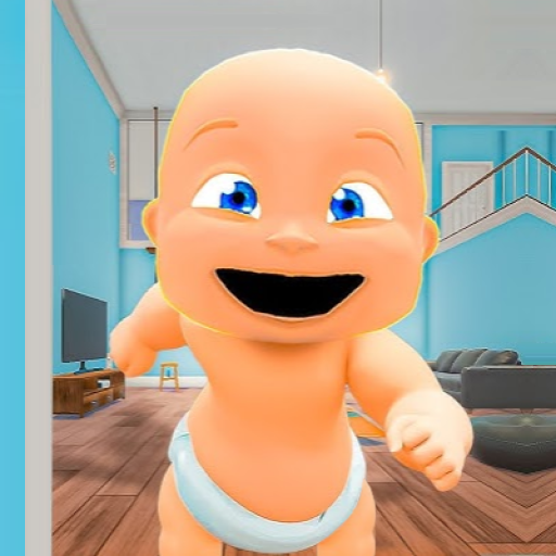 Zwillinge naughty baby verstecken daddy 3d Simulator Fun Games 2 - Hier ist dein virtueller Daddy & Mommy Sims Neugeborene Baby 2 Spiele für Kinder
