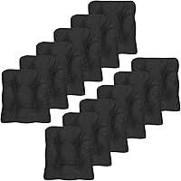 Vista 37 de Sweet Home Collection Cojines para Silla de Espuma Viscoelástica Triturada Almohadillas Premium Antideslizantes con Respaldo de Goma Microdot