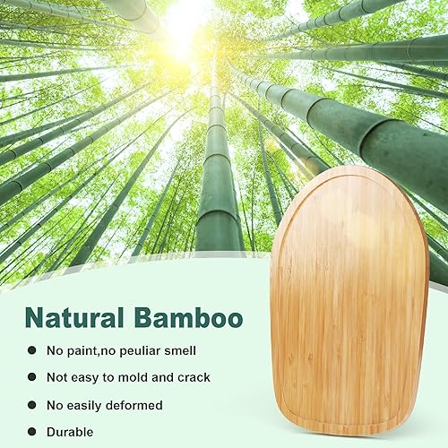 Miniatura 4 de GuanQiao KitchenAid - Deslizador de bambú de grado alimenticio para mezclador de soporte de cabeza inclinable de 4.5 a 5 cuartos de galón,