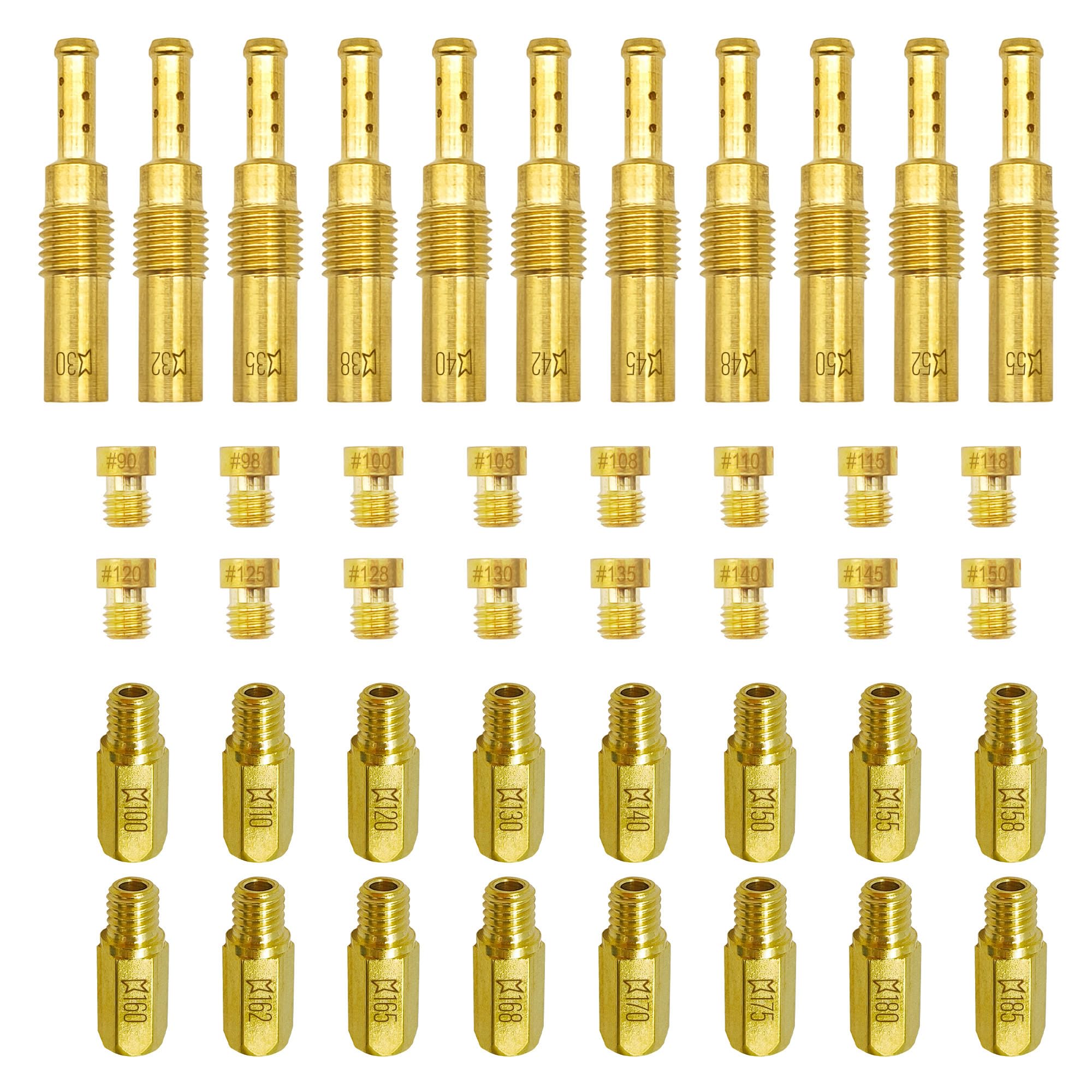 43Pcs Jet Kit for Keihin Nibbi Carburetor 99101-393 99101-357 N424-21