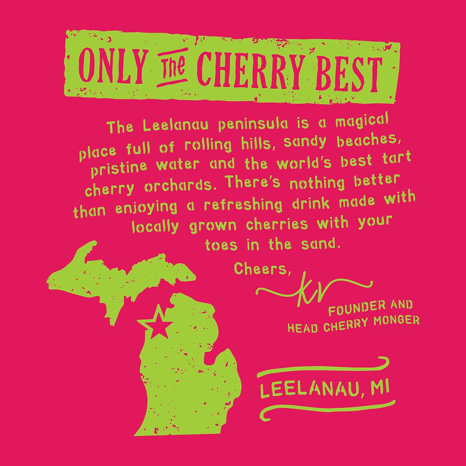 Leelanau Cherry Sweet Iced Tea, 16 fl oz (Pack of 12)