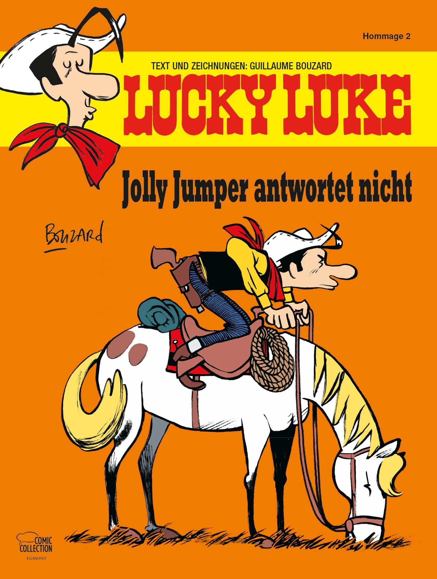 Jolly Jumper antwortet nicht: Eine Lucky-Luke-Hommage von Guillaume Bouzard