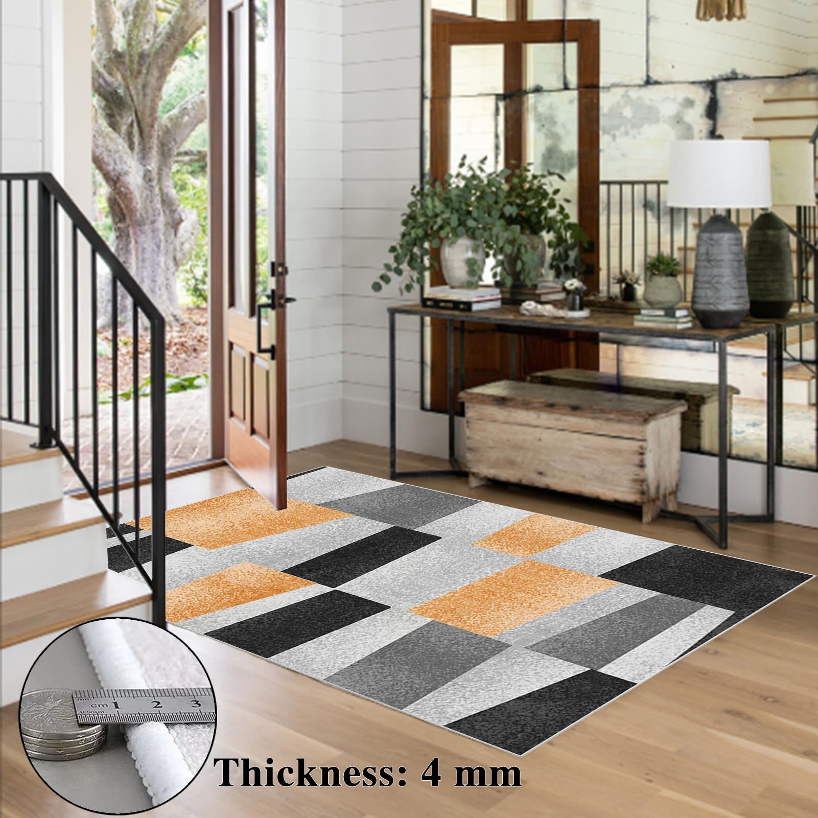 Alfombra para Silla Oficina con Ruedas, Alfombra Silla Gaming, Protector Suelo Silla Ruedas, Alfombra Silla Escritorio Antideslizante, Alfombra Silla Gamer Alfombra Protectora Suelo 100 x 120 cm