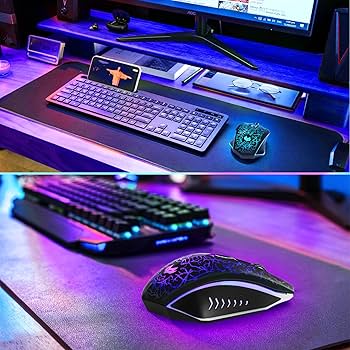 Amazon.com: LuLabboard Wireless Gaming Mouse, Rechargeable