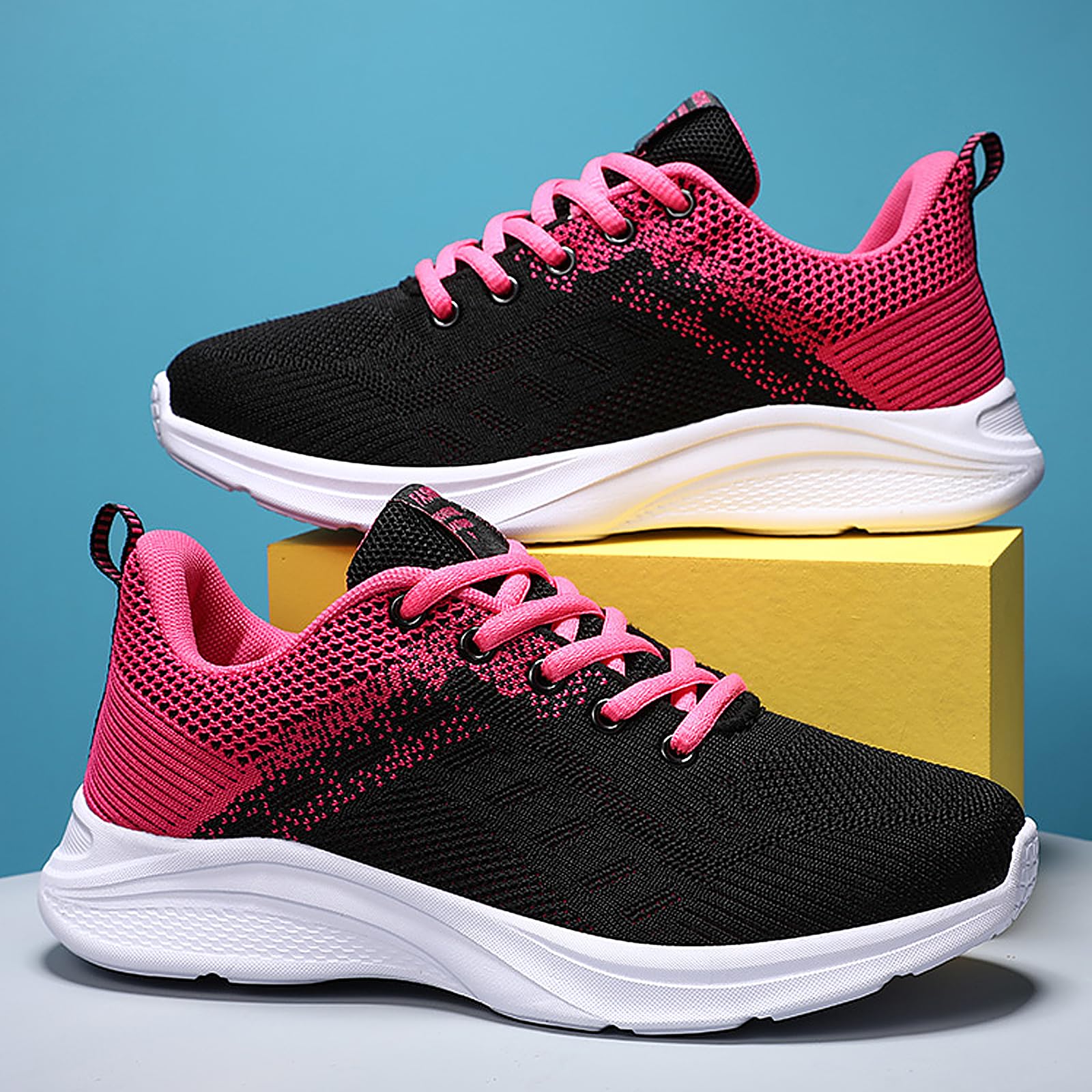 MIDQCGL Uomo Donna Scarpe Sportive Donna Scarpe da Ginnastica Corsa Sportive Fitness Running Sneakers Scarpe Basse Casual Walking Trainers 35-45EU