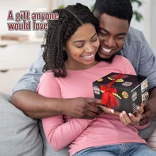 Miniatura 5 de Burgess Brothers Mini ChurWaffle Maker - Hace waffles, chaffles y gofres de churro de pan de maíz de 4 pulgadas, gran regalo de inauguración de la