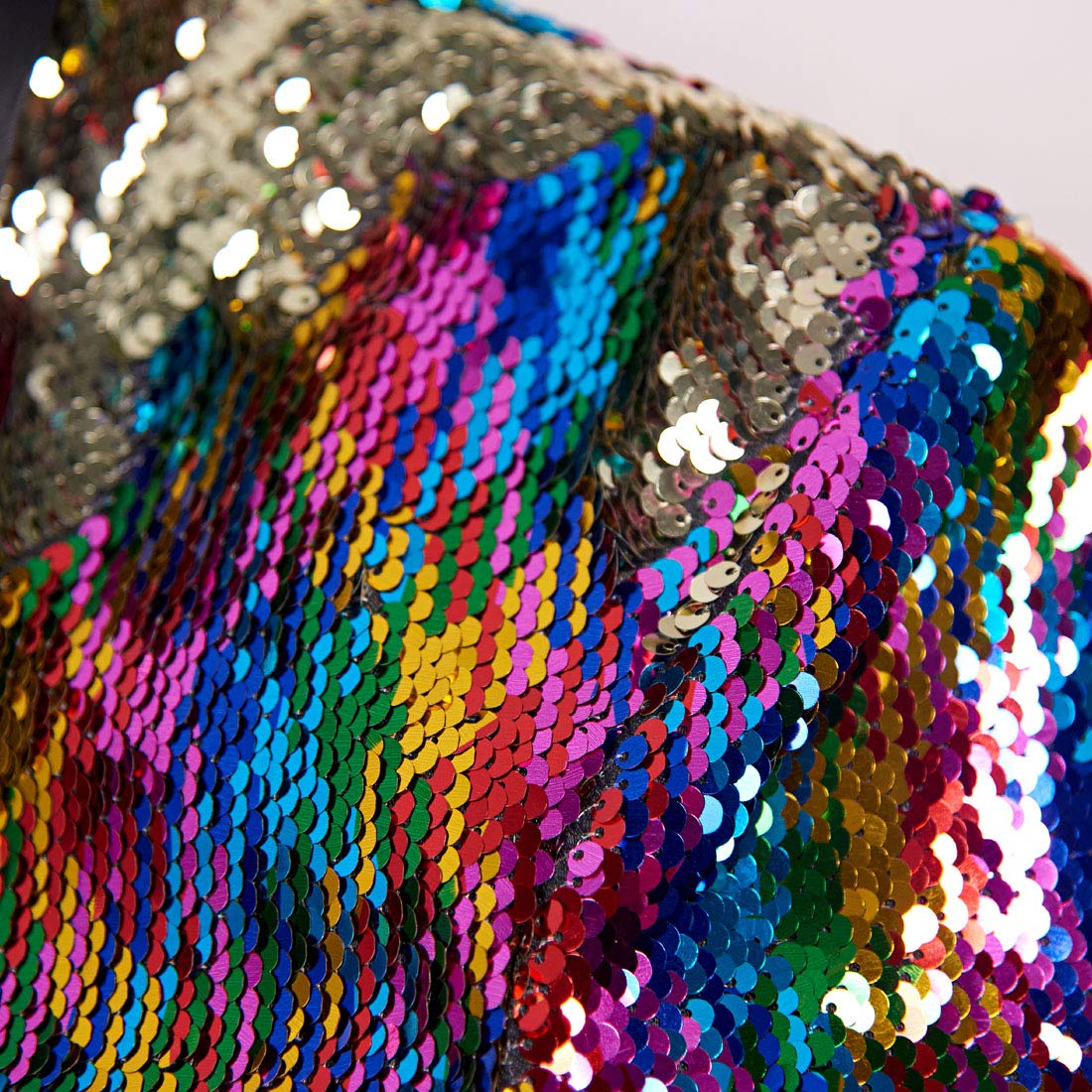Herren-Blazer mit 2 Farben und glänzenden Pailletten
