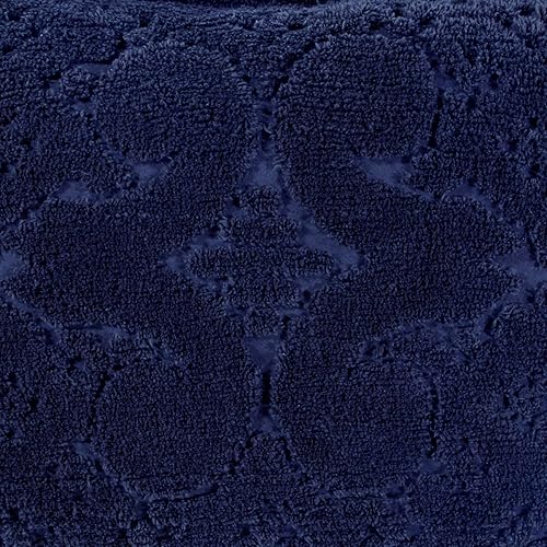 Miniatura 4 de Better Trends Ashton Collection Cubrecama supersuave y ligero con diseño de medallón, 100% algodón copetudo, lavable a máquina, secar en la