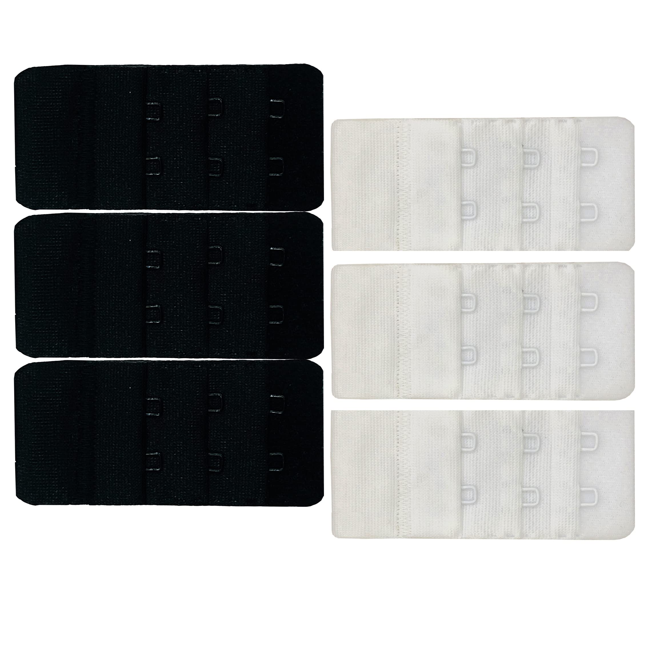 TobbTwist Bra Extenders - Bra Hook Extender 2 Hook - 3 Eye For Women, Save Your Bra Increase Band Length (Black, White)-image-49
