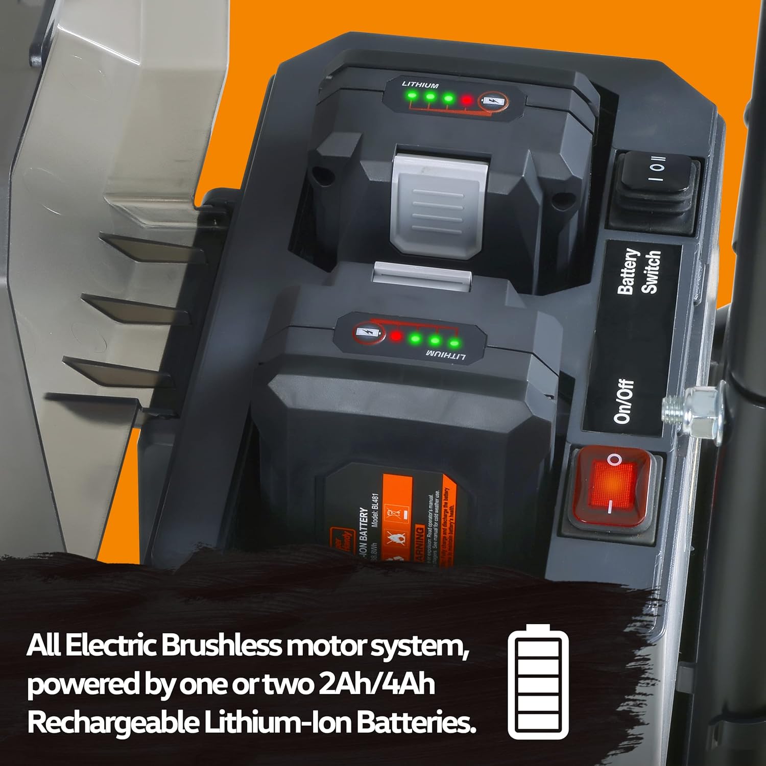 Buy SuperHandy Utility Service Cart Power Wagon Wheelbarrow Electric 48V DC LiIon Powered