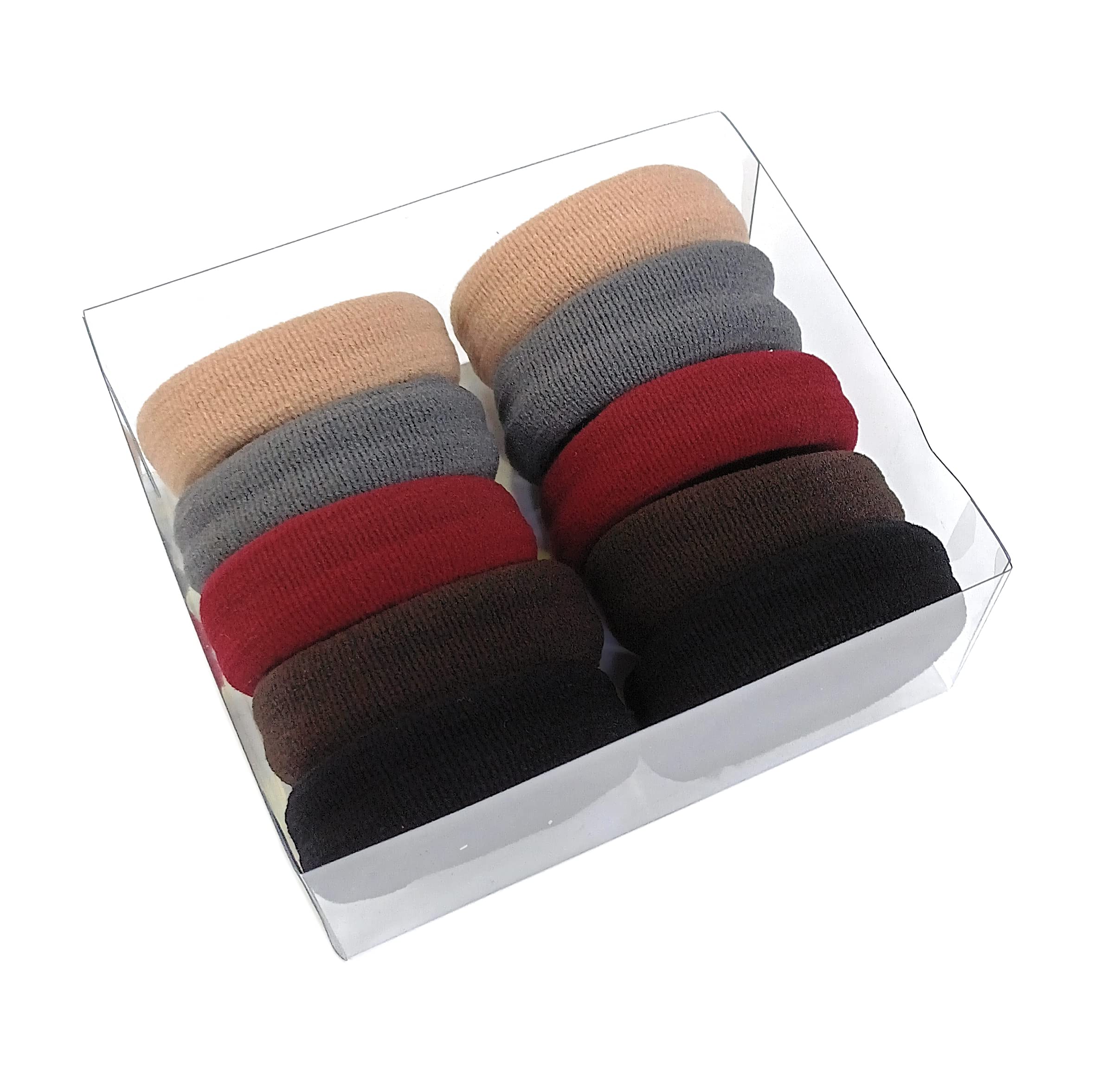 Fairytale Thick Scrunchies Solid Color Elastic Hair Rubber Bands Gum for Women Girls. Pack of 10. (Solid 2) (B0BB9RJFWX) Amazon Price History, Amazon Price Tracker