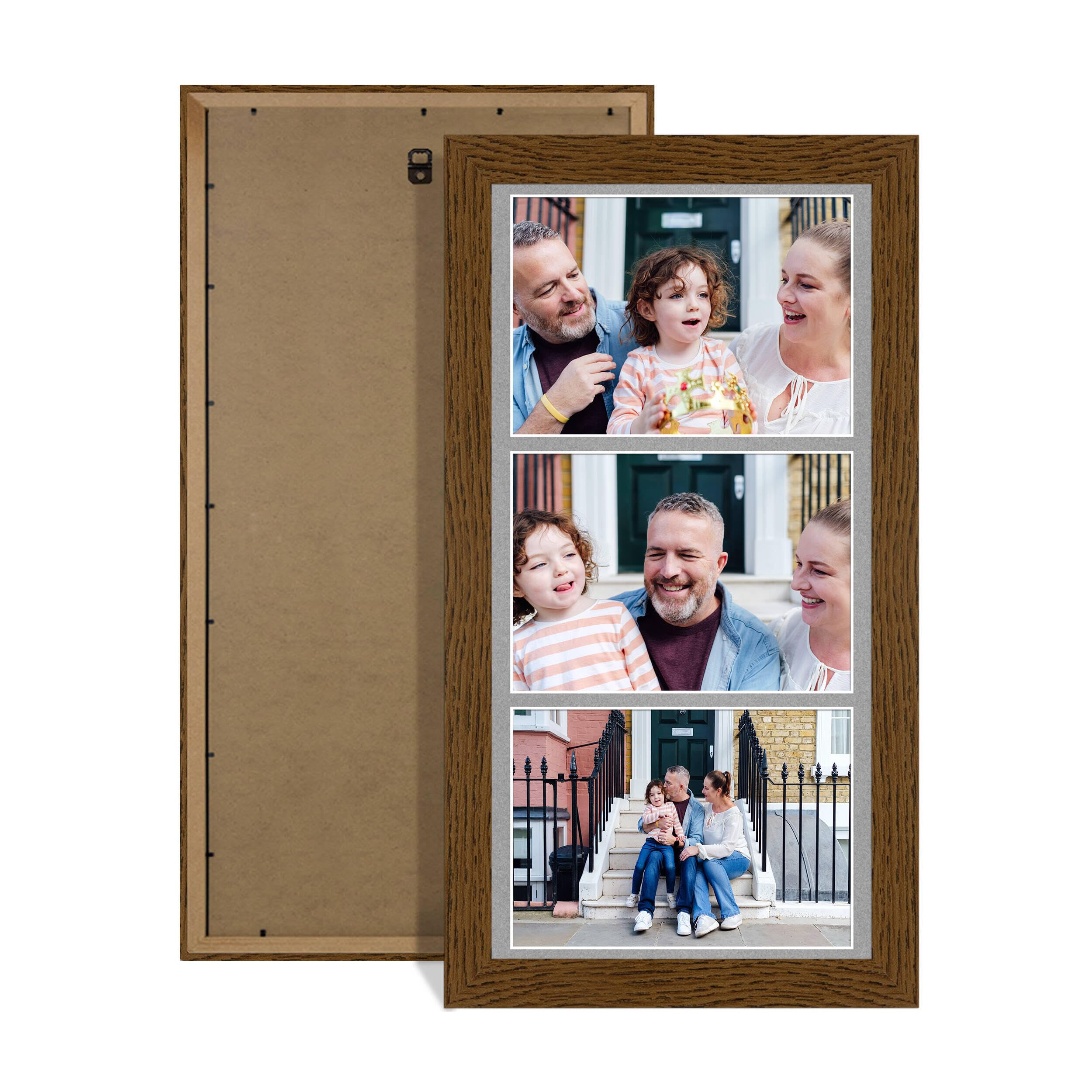 Alison Kingsgate Dark Oak 16x8 Photo frame for multiple pictures — image 1