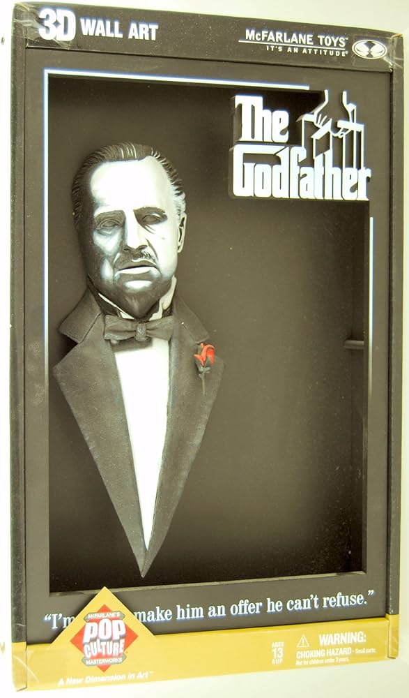 The Godfather 3D Movie Poster : Amazon.in: Home & Kitchen