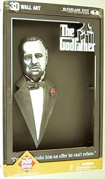 ポスター The Godfather 3D Wall Art McFarlane Toys McFarlane Pop Culture 3D Wall Art Movie Poster The Godfather