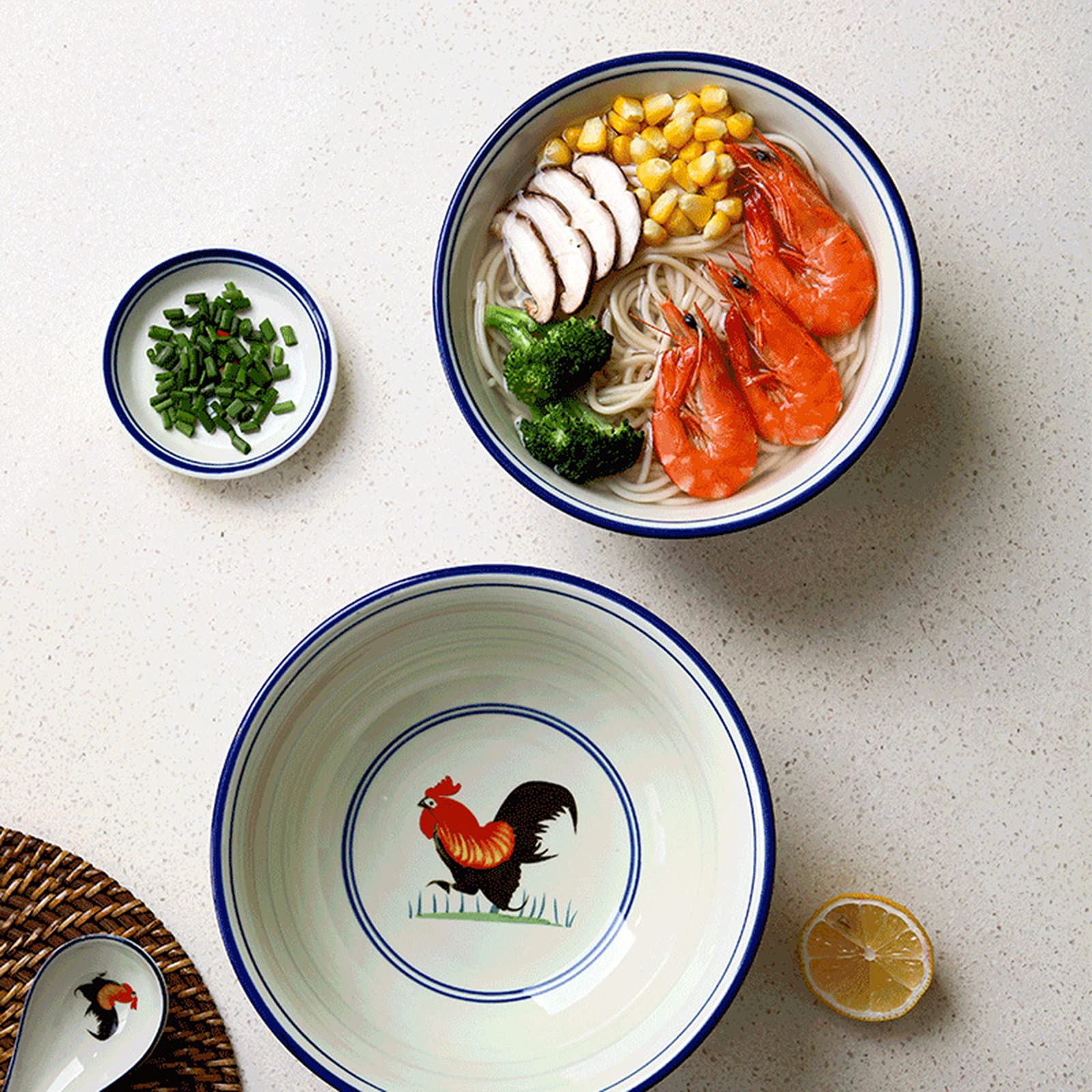 Lot De 4 Bols à Céréales En Céramique De Style Japonais Pour