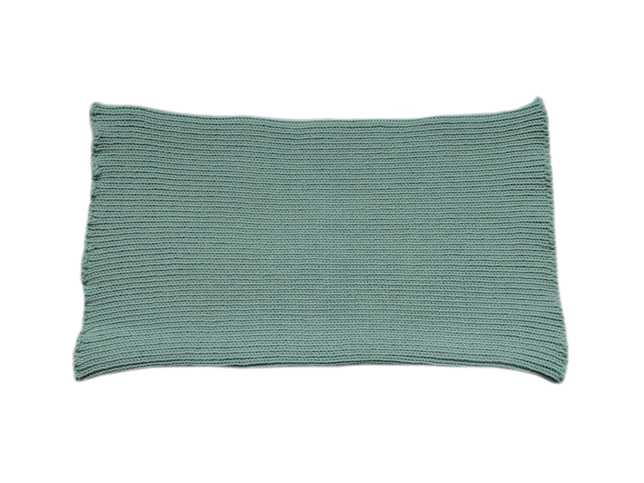 Tevirp Women's Light Green Unisex Tummy Band 100% Merino Wool Belly Kidney Waist Warmer Haramaki Pregnant Men Knit Knitted (M, )